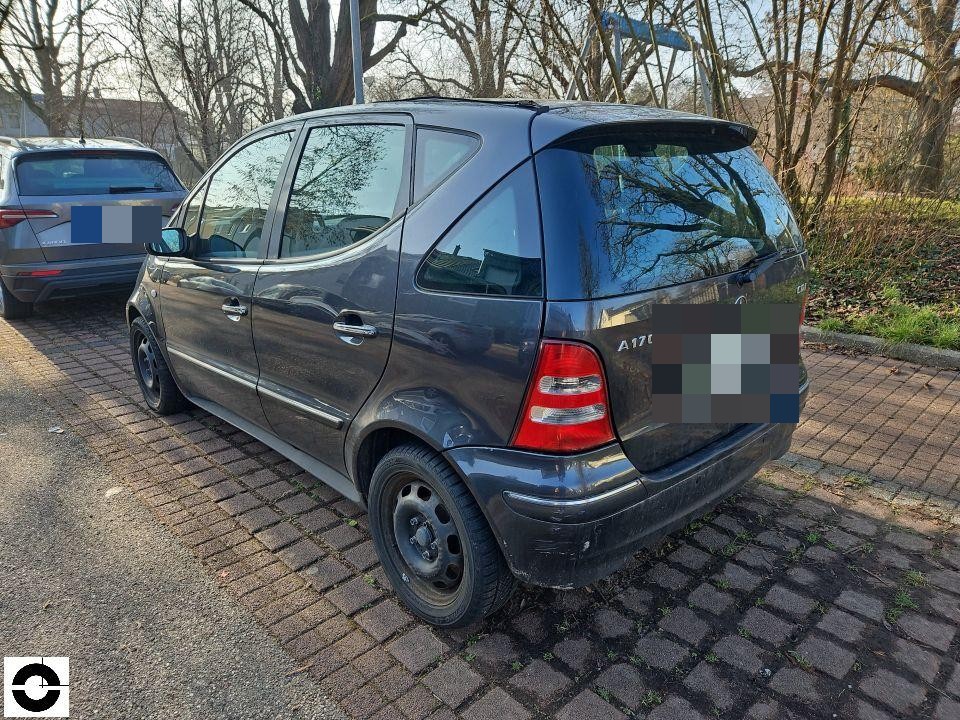 Seitenschaden Mercedes-Benz A 170 - Dokumentiertes Gutachten aus Ettlingen